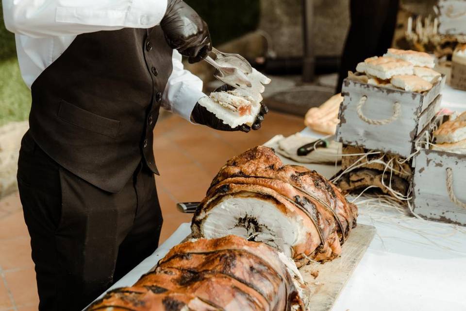 Panino con porchetta