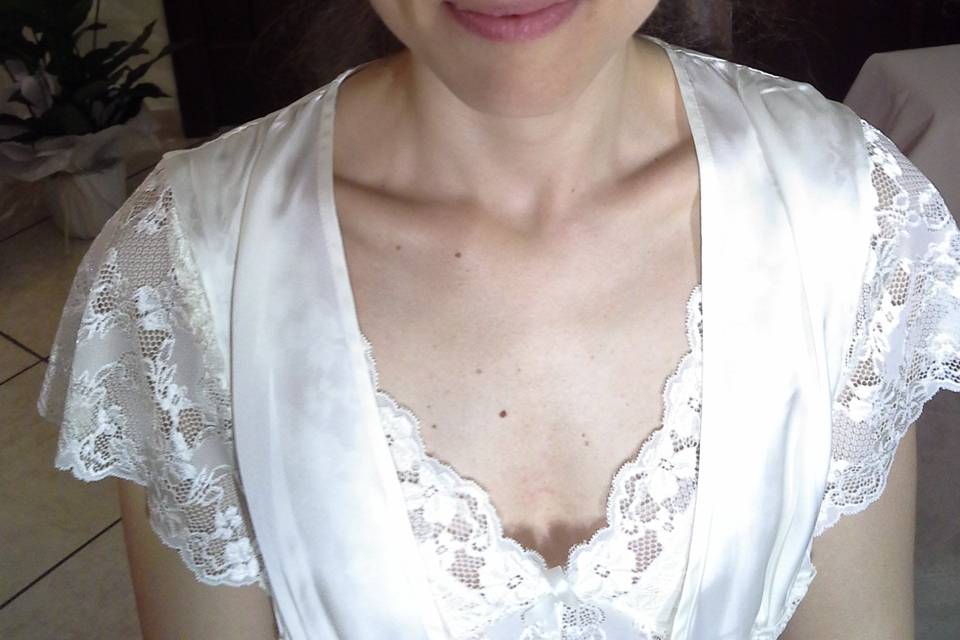 Prima del trucco sposa