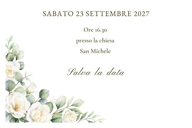 Matrimonio semplice