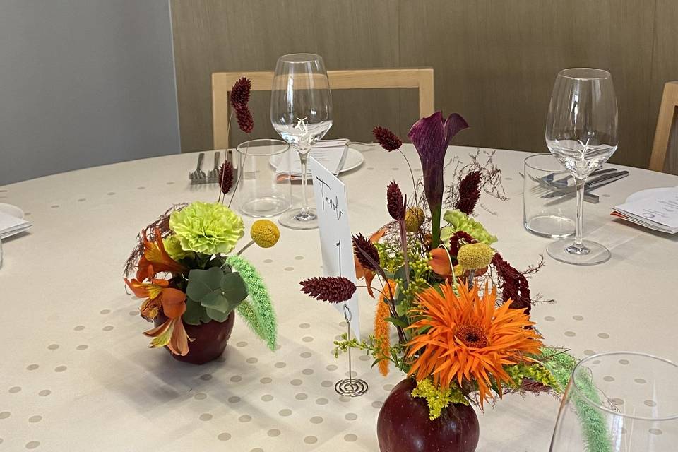 Allestimento con frutta