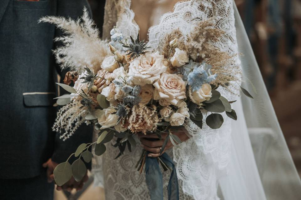 Bouquet sposa boho