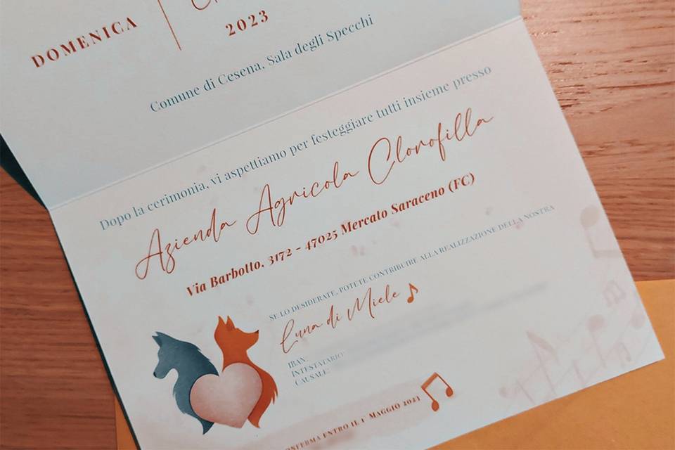 Partecipazione matrimonio