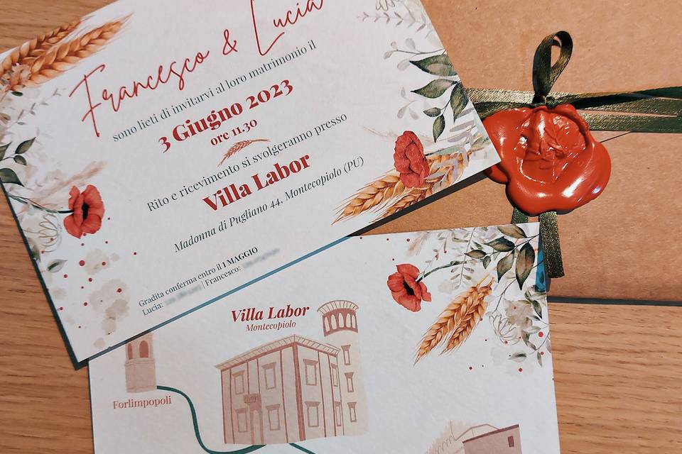 Partecipazione matrimonio