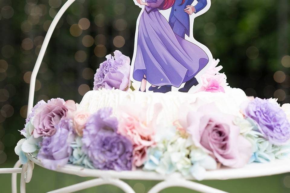 Topper per torta matrimonio