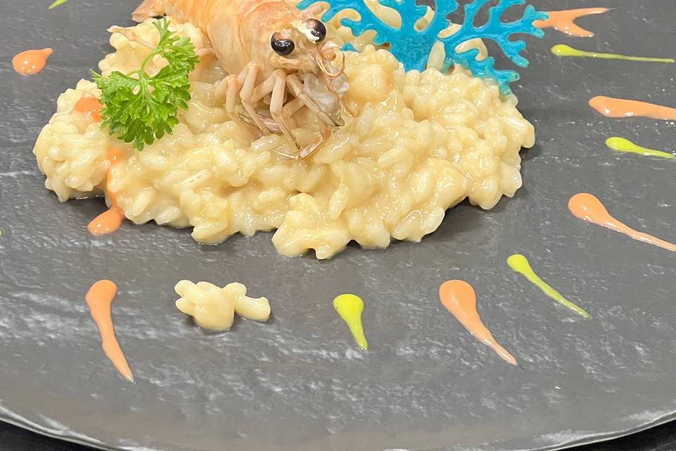 Risotto Scampi ed Agrumi..