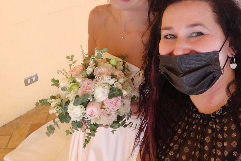 Selfie con la sposa