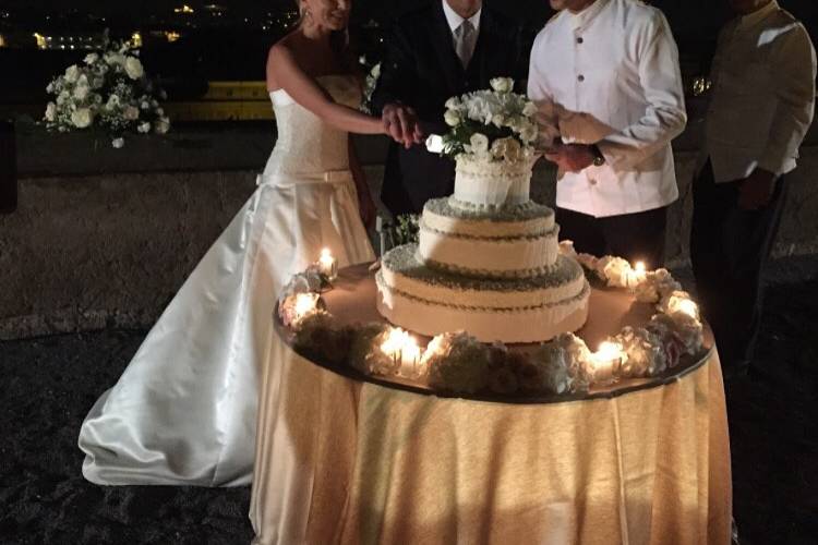 Sposi e wedding Cake