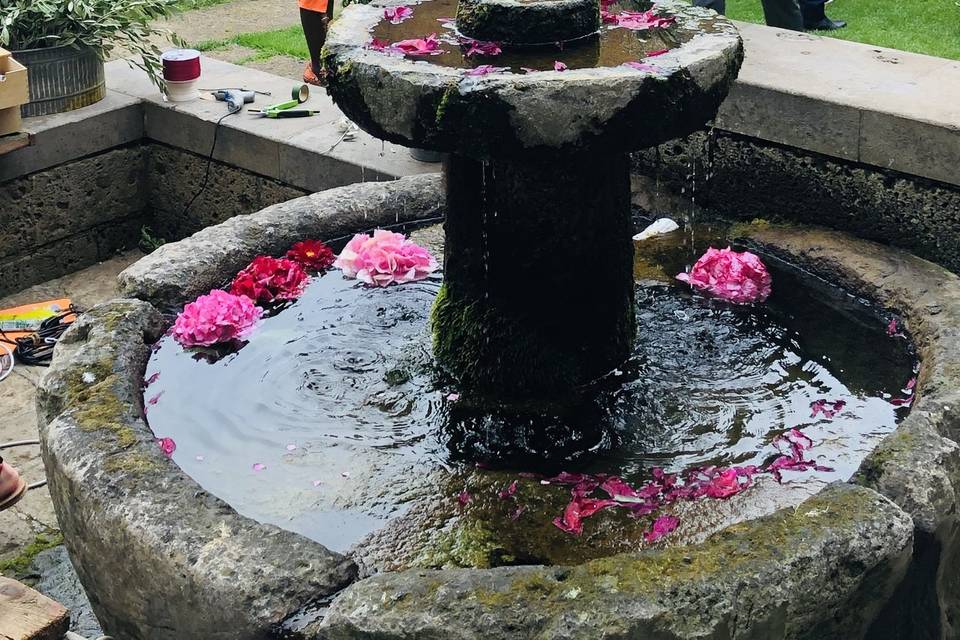 Fontana di fiori