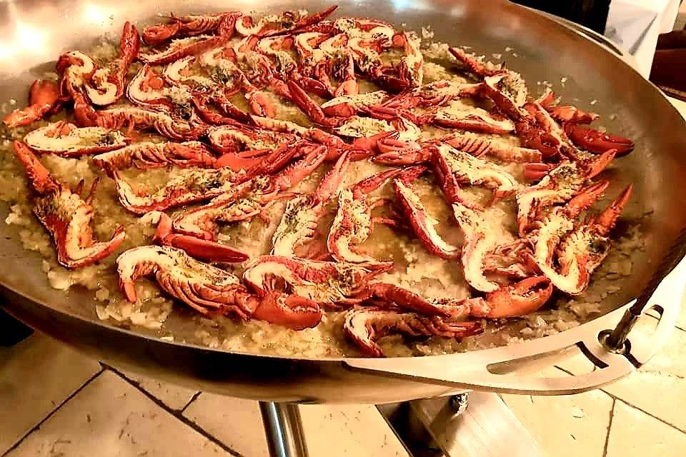 Paella pesce