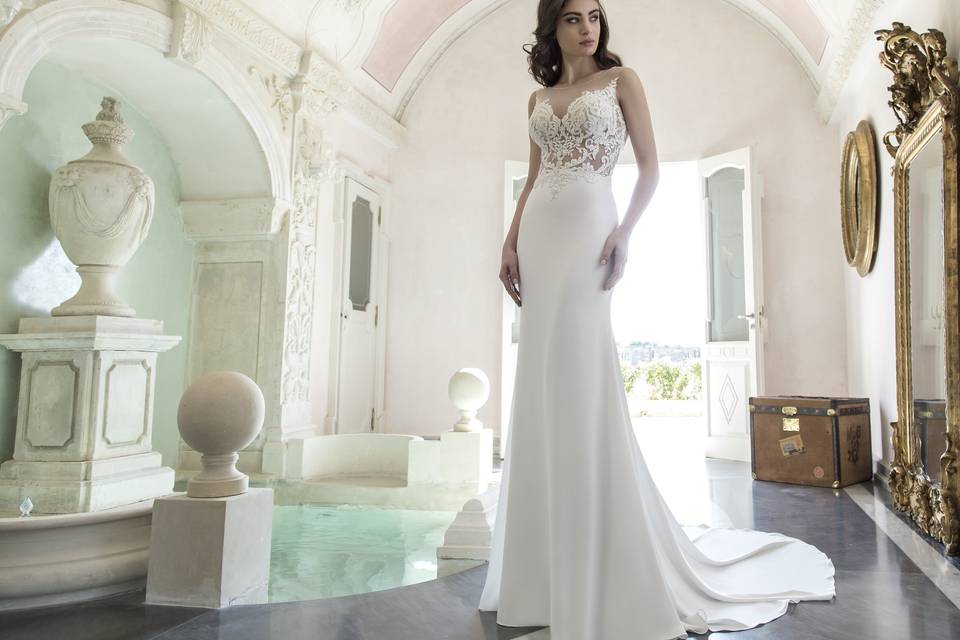 Abito da Sposa in cady