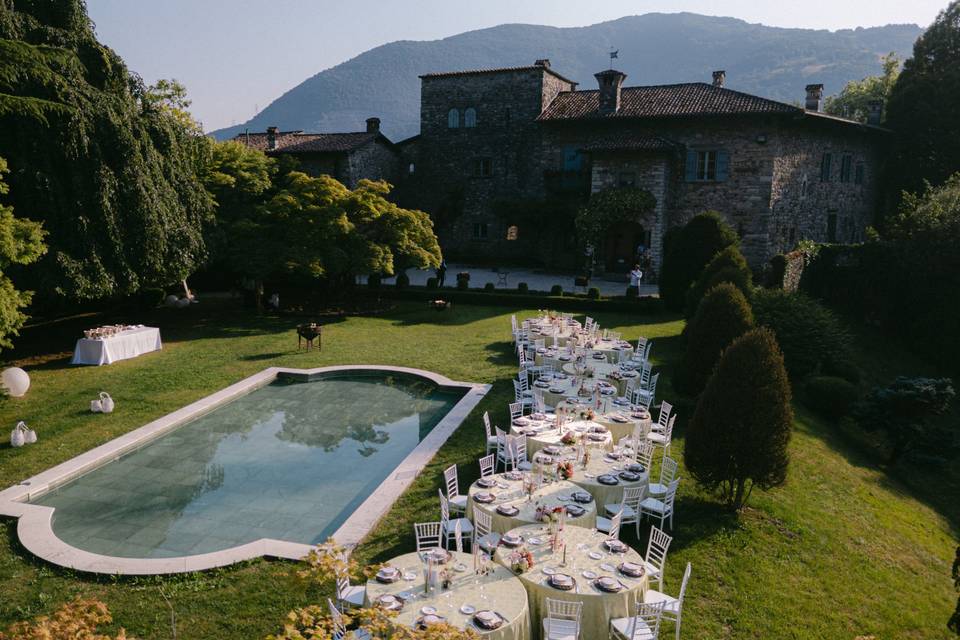 Allestimento tavoli