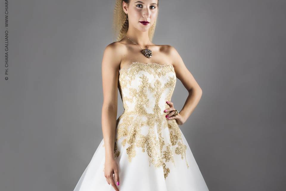 Abito da sposa gold