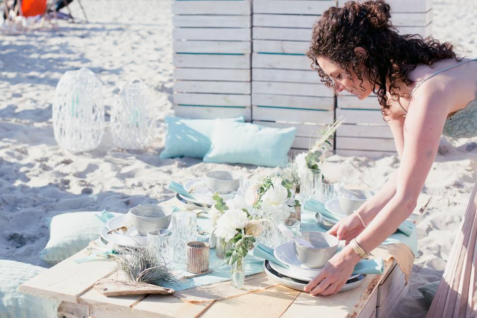 Boho Beach Wedding Baltic Sea