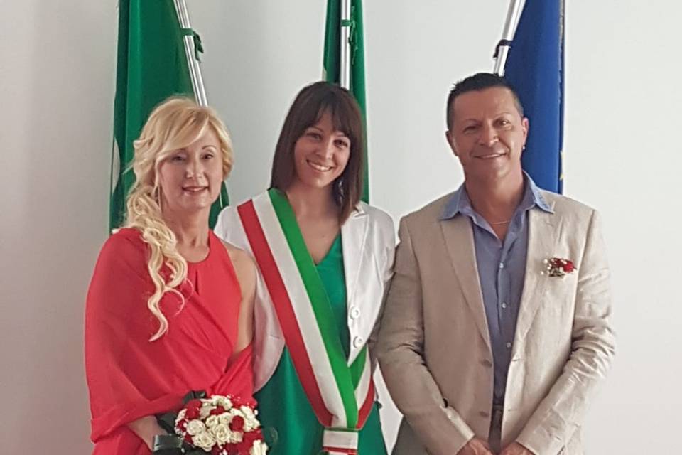 Foto con gli sposi