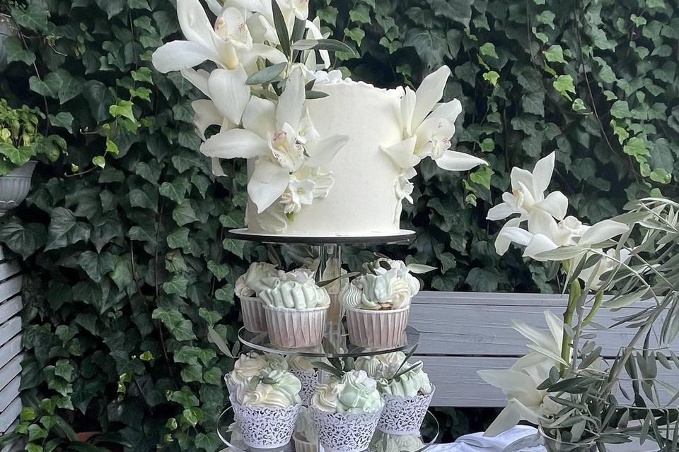 Torta e cupcakes