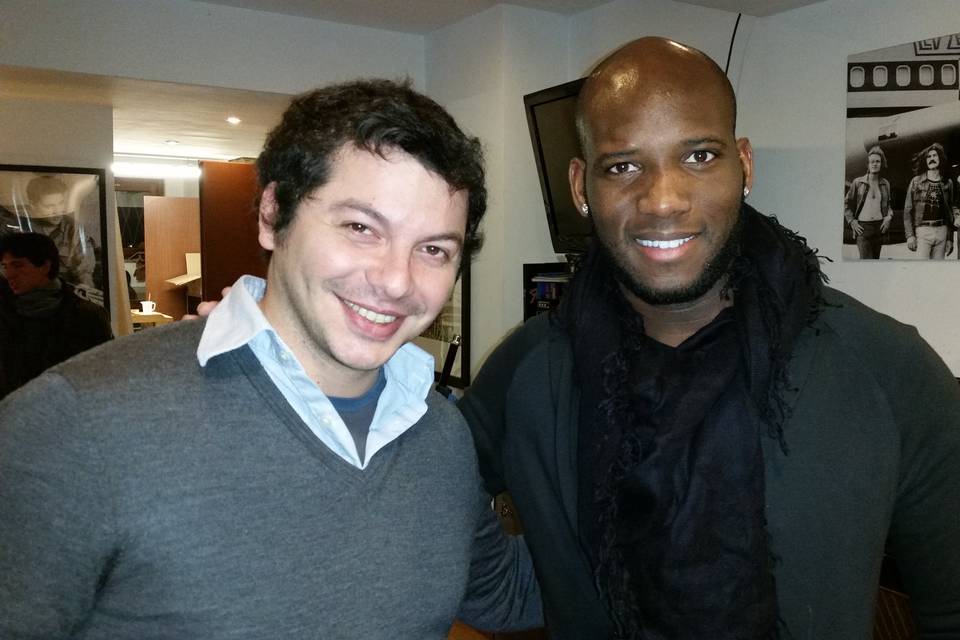 Con Michael Ciani
