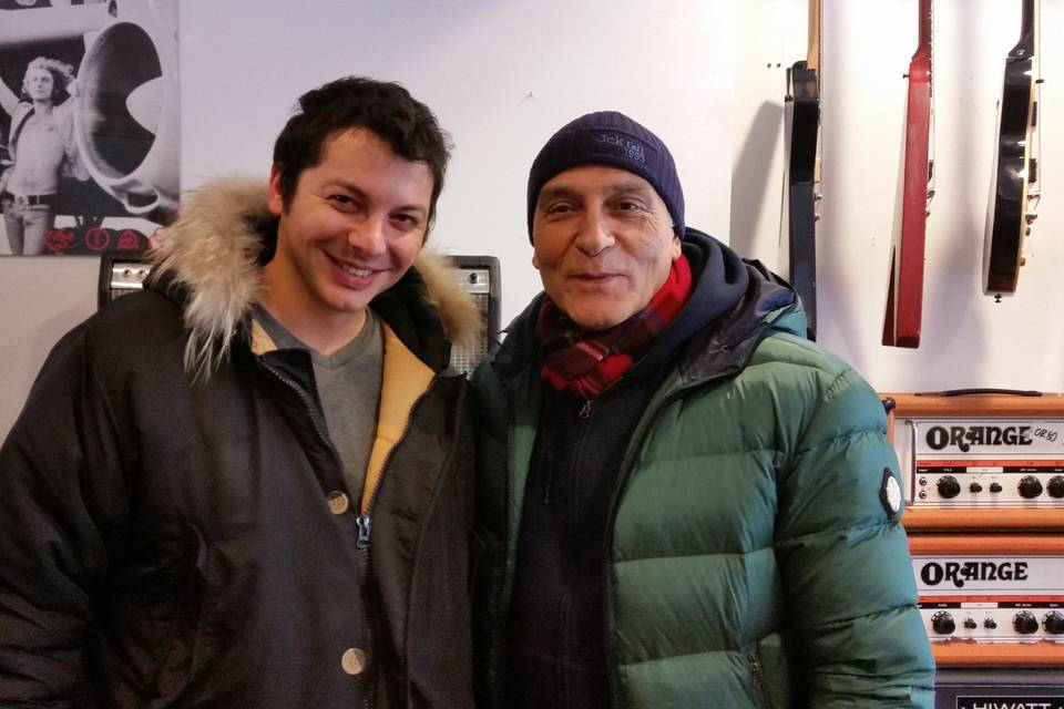 Con Paolo Scalondro