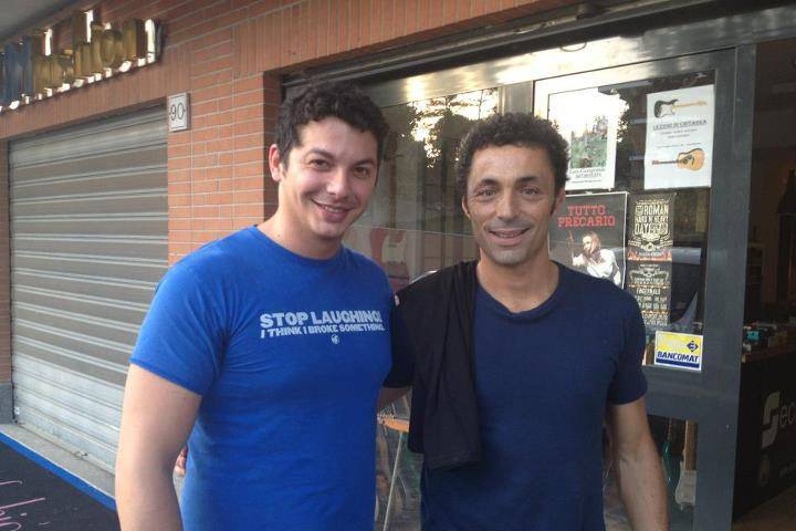 Con Alex Britti