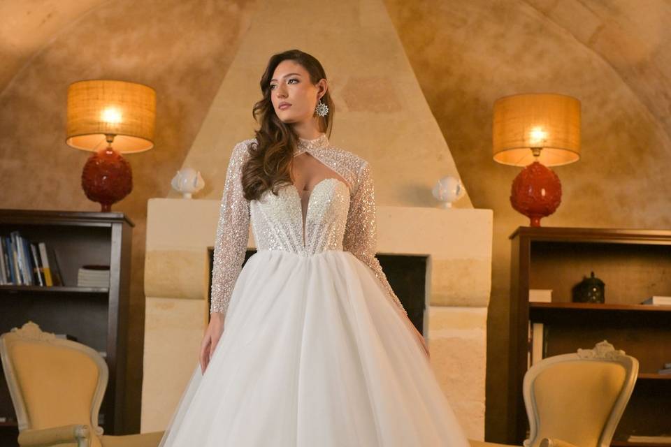 Tulle e corsetto a punta