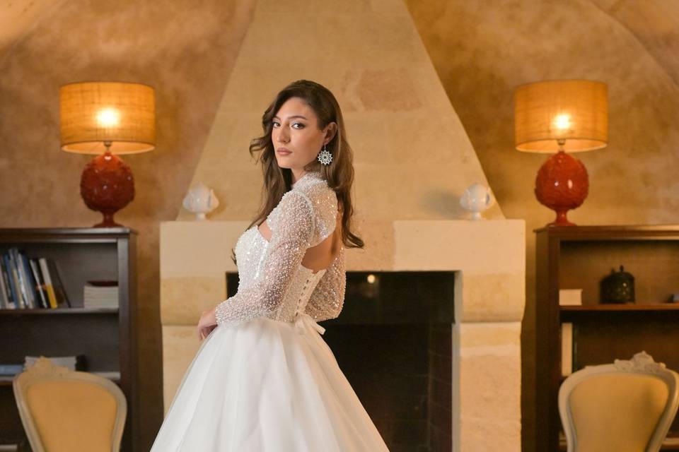 Tulle e corsetto a punta