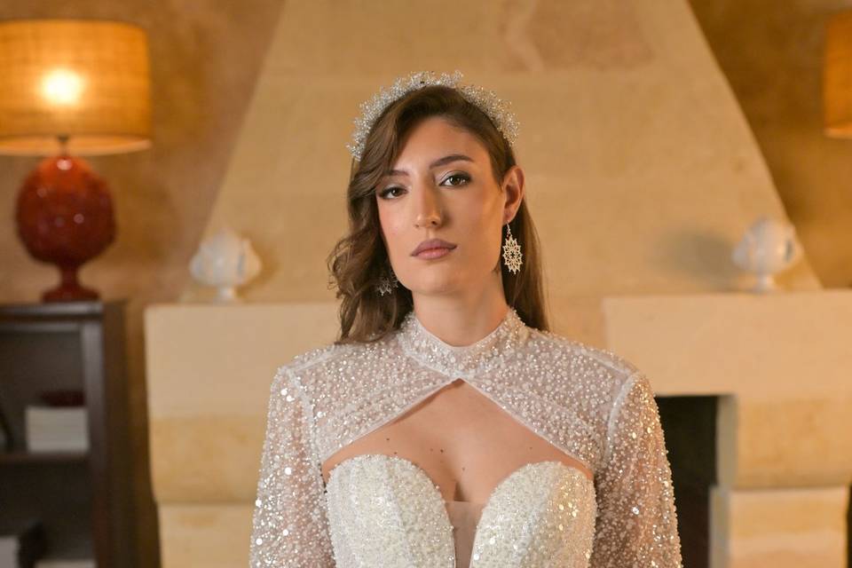 Tulle e corsetto a punta