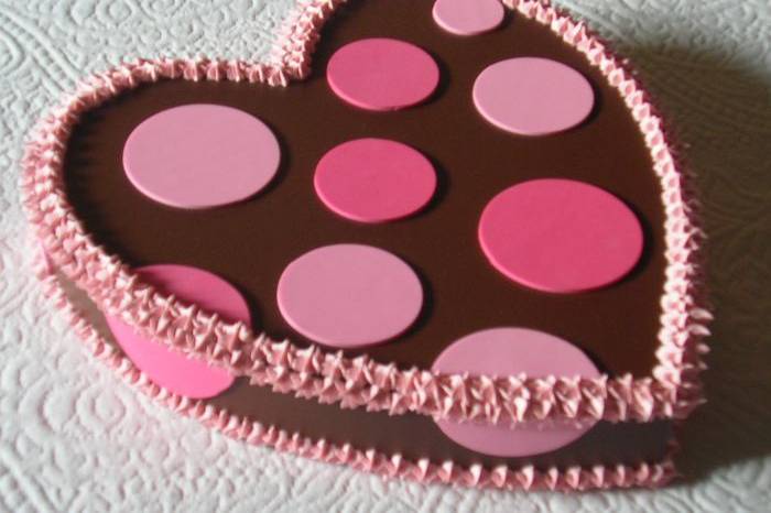 Cuore a pois tortefinte