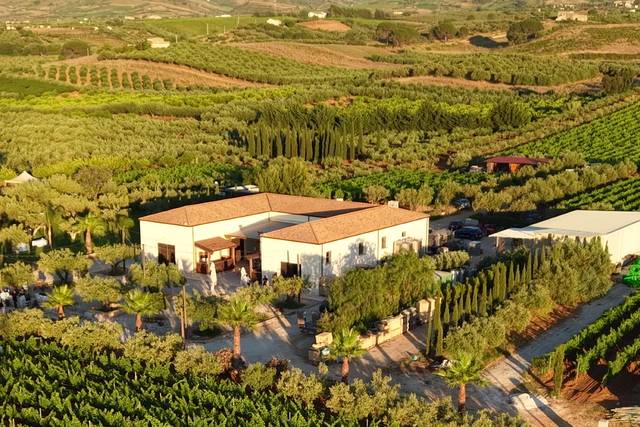 La cantina vista dall'alto