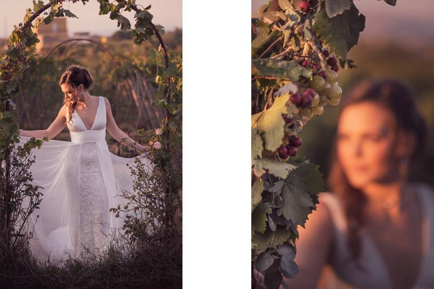 La sposa in vigna
