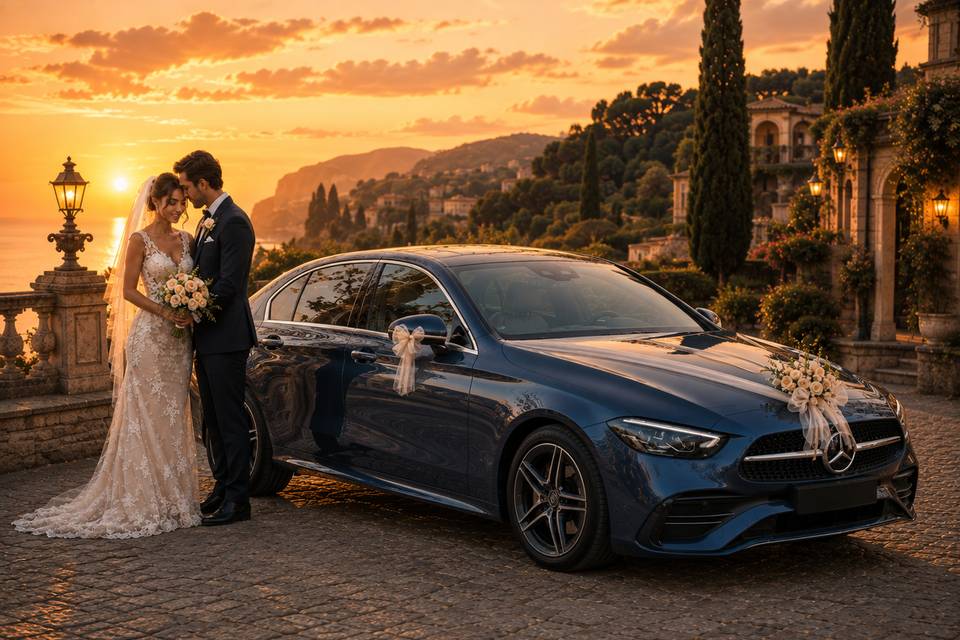 Mercedes al tramonto