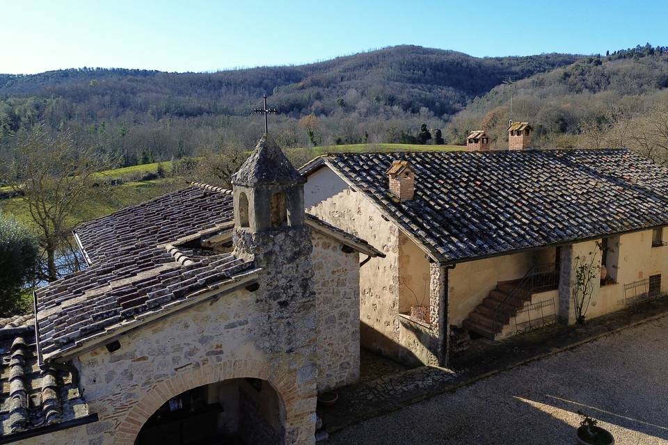 Chiesa dall'alto