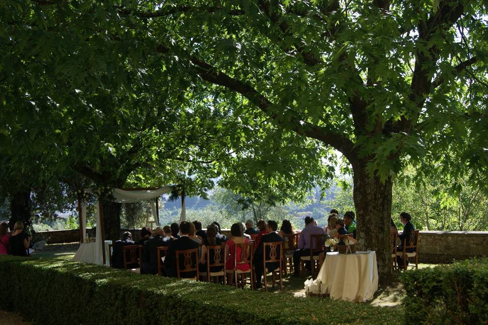 Cerimonia nel Giardino Querce