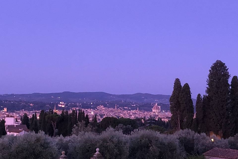 Vista su Firenze