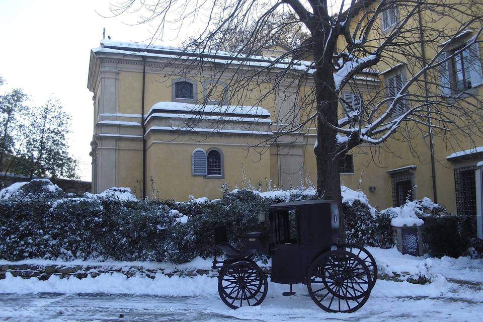 Nevicata in Villa