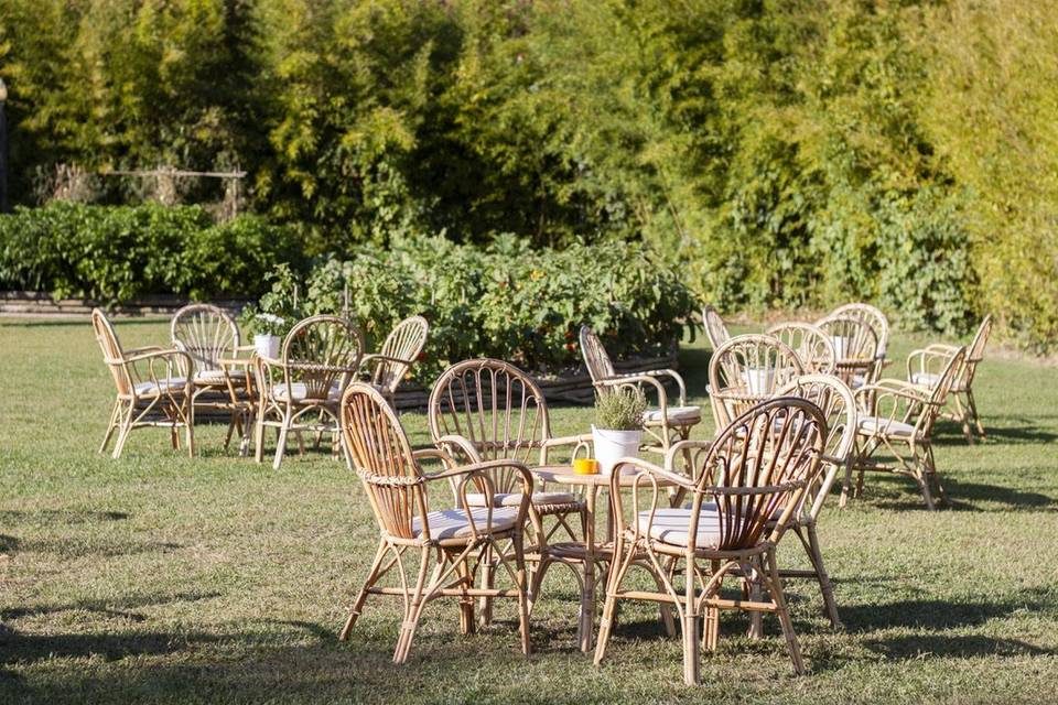 Rito nel giardino all'italiana