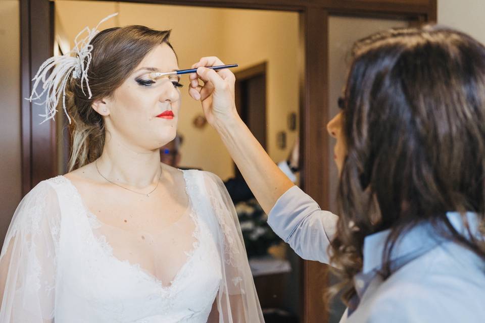 Bride make up