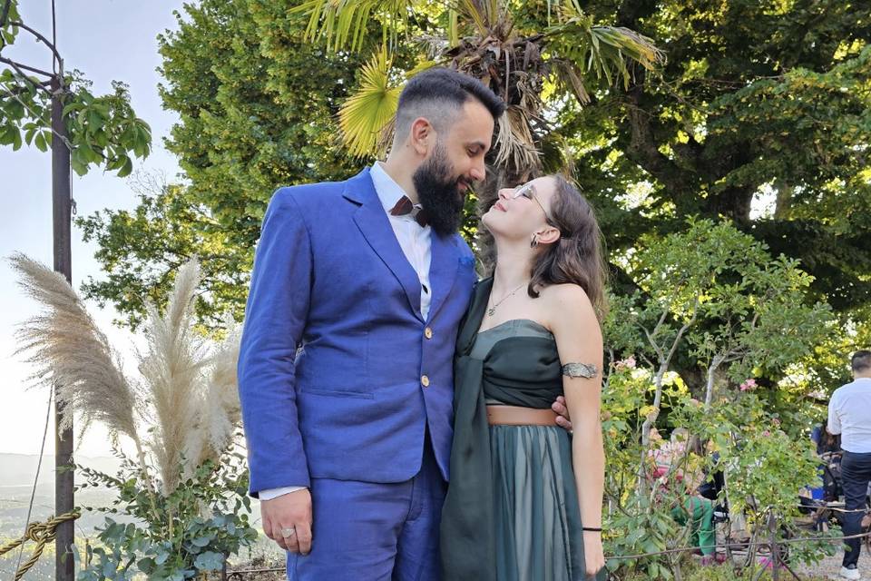Completo uomo e abito donna