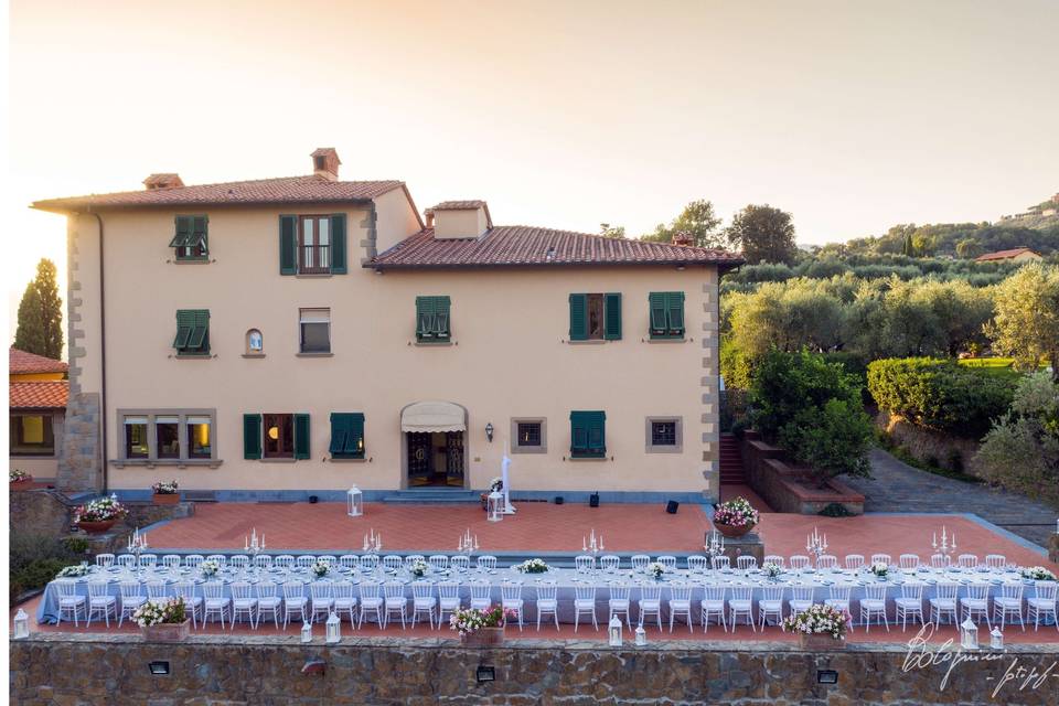 La piscina di notte