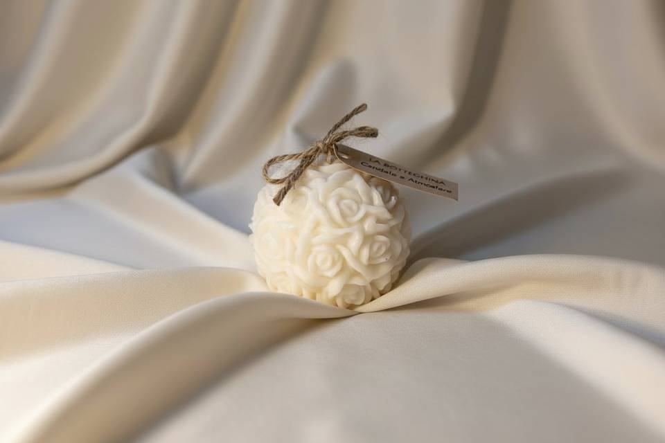 Candela Sfera di Rose
