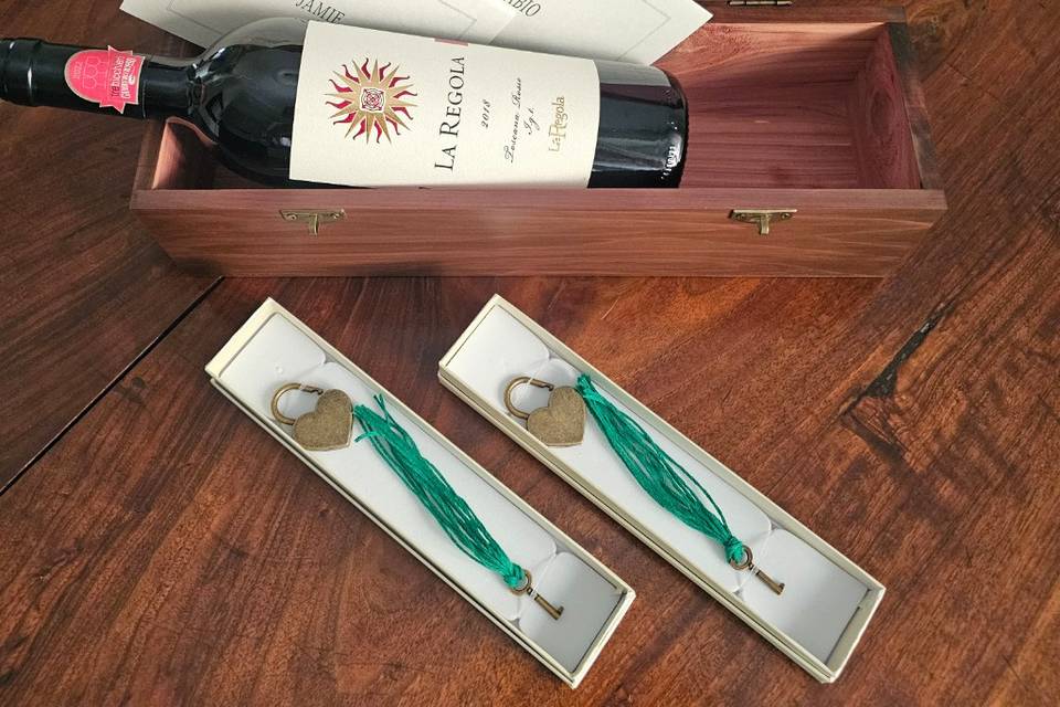 Wine box for Jamie & Fabio