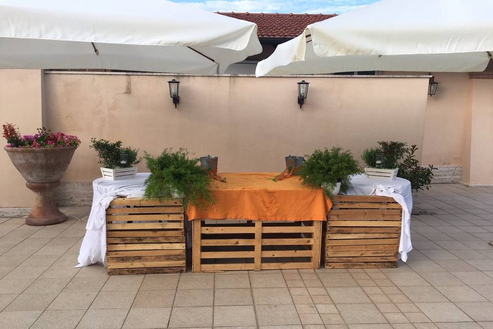 Preparazione aperitivo