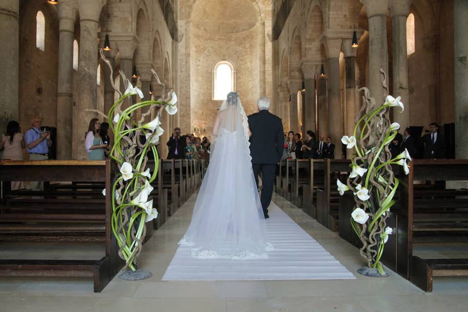 Entrata sposa con padre