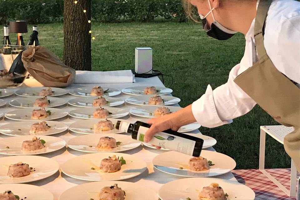 Cena informale tra le vigne