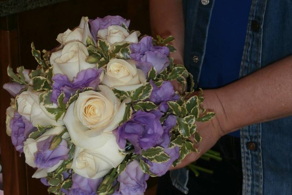 Bouquet lisianthus e rose