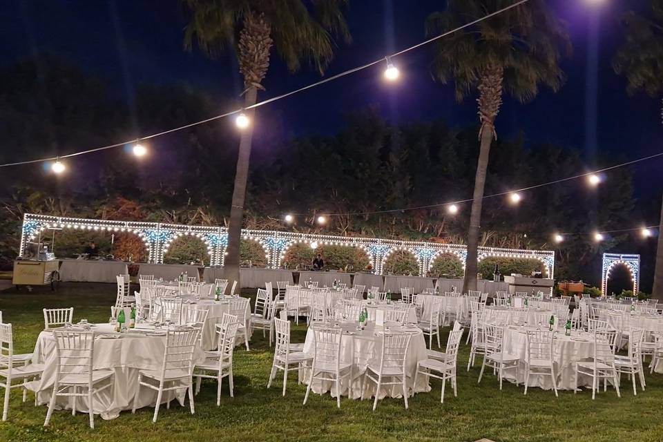 Buffet di frutta e dolci
