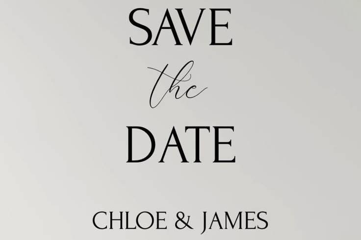 Save the date fotografico
