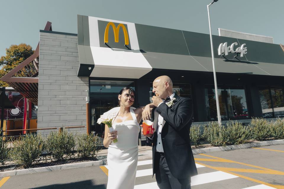 Matrimonio al MCDONALD