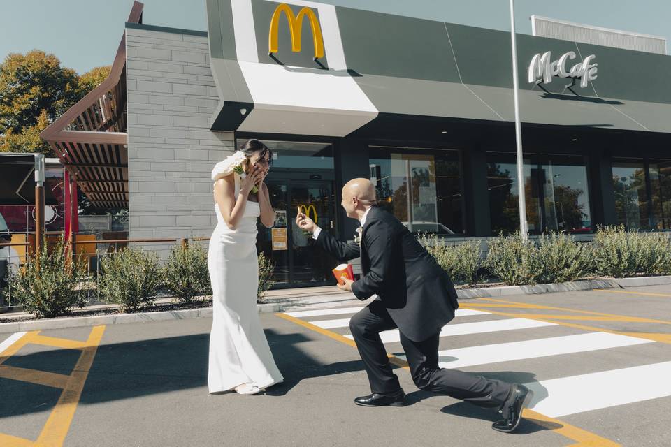 Matrimonio al MCDONALD