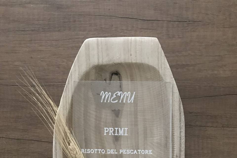 Menù trasparente