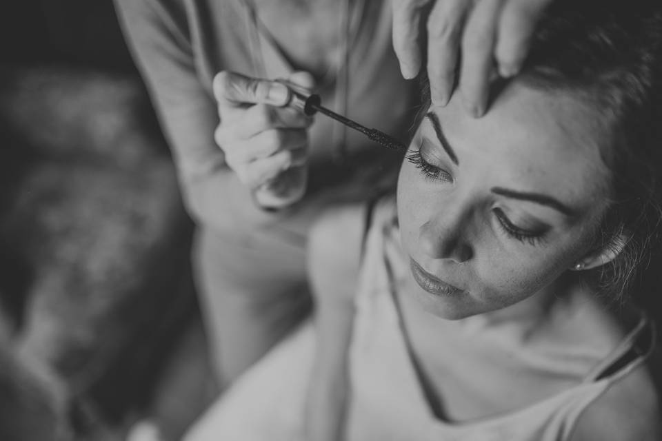 Bride Getting Ready