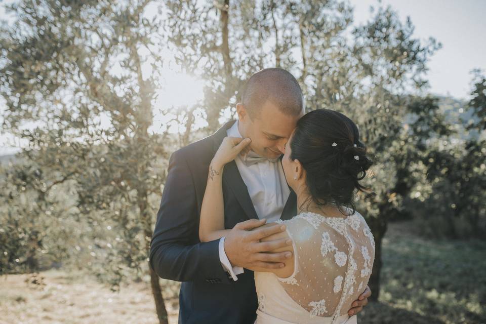 Abito sposa toscana